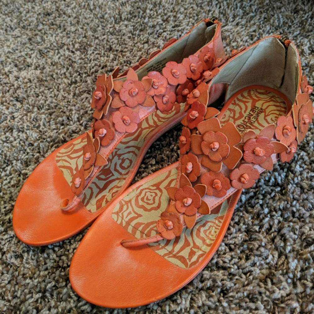 Floral sandals